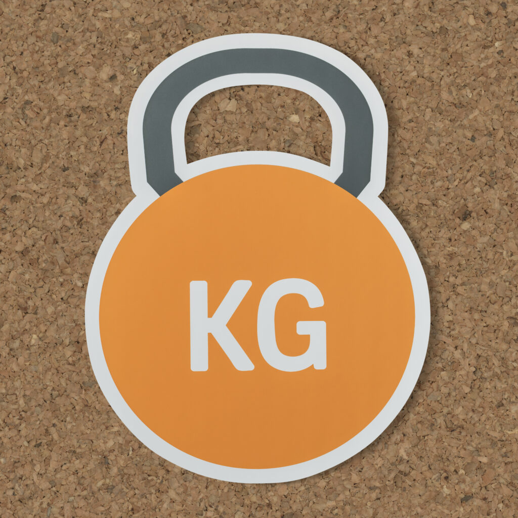 difference between mass and weight physics diagram