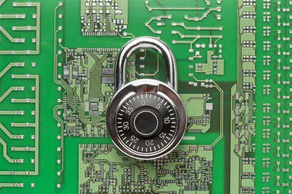 ECU protection circuits layout showing fuse, diode, TVS, and filter